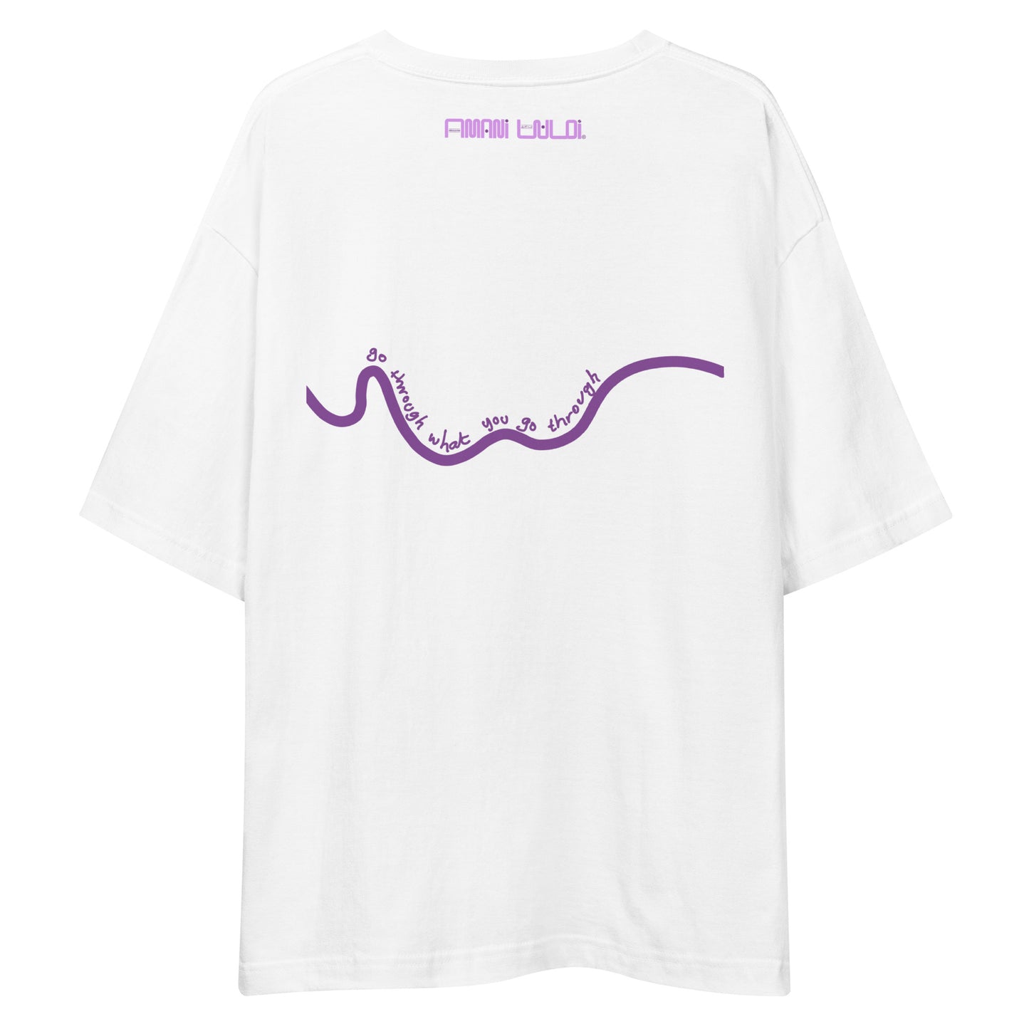 Lavender flower Unisex oversized t-shirt